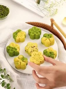 【Ship in 24H】30g/50g Mung Bean Cake Mold Household Model Press Three-Dimensional Embossed Mooncake/Pastry/Baking DIY Mold