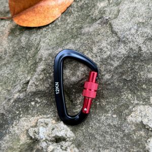 ADREE 12KN Dụng cụ an toàn chuyên dụng 7Colors 4880mm Khóa leo núi bằng nhôm Thiết bị bảo hộ leo núi Móc khóa hình chữ D