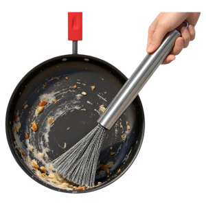 Chổi cọ xoong cọ bồn rửa chén chà nồi bằng thép không gỉ