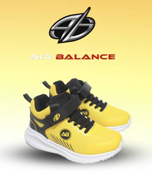Air Balance Boys Kids Shoes (AB BER087 yellowblack)