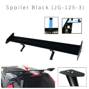 CPO  (110cm ) JG-125-3 Aluminum Single Deck Racing Rear Trunk Spoiler Black #4598