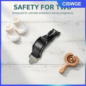 CISWGE Bọc dây an toàn ô tô cho bà bầu – Đệm vai thông dụng có dây đeo điều chỉnh được đai mềm bảo vệ cổ và bụng