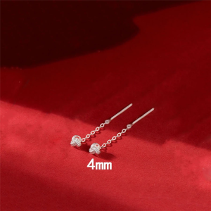 2026 Ruyi Knot Tassel Earrings New Style Earrings High-End Light Luxury Niche Earrings