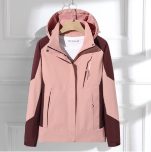 【VIDKHSY Store】Womens Waterproof Windproof Jacket Hiking Camping Raincoat Outdoor Sports Coat Hooded Windbreaker for Cycling Mountaineering Motorcycle Casual