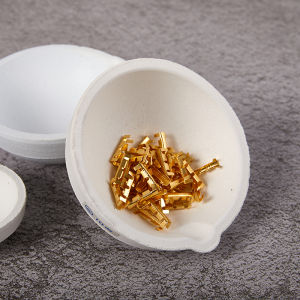 【yanwenxia】💖[HOT SALE]🎈🎈 ชามใส่จานทำจากเบ้าหลอมทำจากโลหะสีเงินทองสำหรับทำจากซิลิก้าอุณหภูมิสูงภาชนะหล่อเครื่องประดับ