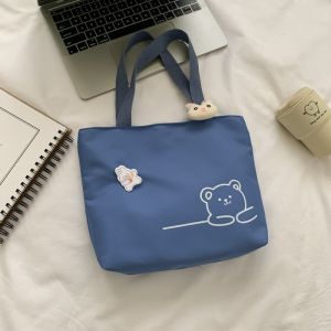 iFASHION 1433 READY STOCK Women Small Tote Bag Canvas Handbag Hand Carry Wanita Beg Tangan Kecil Murah Perempuan