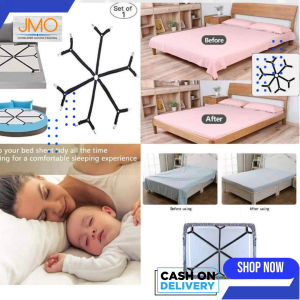 JMOCGT Bed Sheet Holders with Adjustable Straps and Triangle Clips For A Secure Fit / Spider Straps