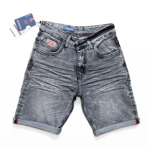 FIVE BROTHER Celana Jeans Pendek Pria stretch Ringkel Selvedge