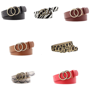 Women Leather Belt Adjustable Waistband Fashion Accessory Western Waist Belt Suitable for Various Occasion