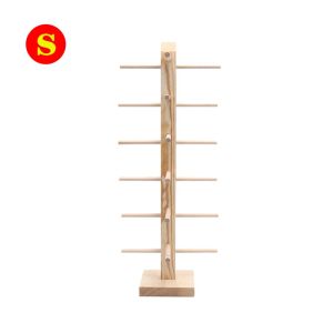 Display Tempat Pajangan Kacamata Rak Kaca Mata Kayu Display Murah Wooden Sun Glasess Holder Rack