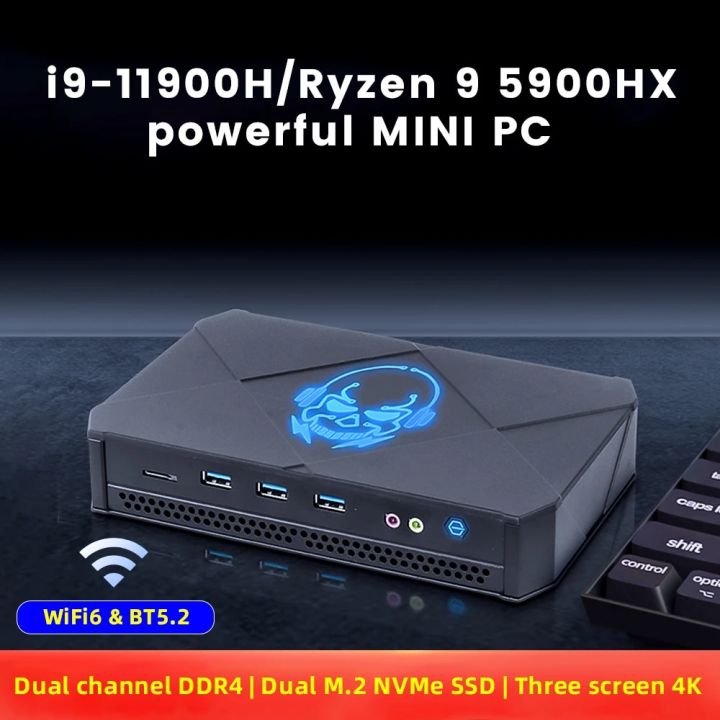 Mini Gaming PC i9 11900H AMD Ryzen 9 5900H 5900HX Windows 11 Mini Gamer