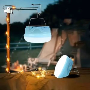 BEITE Quick Hook Solar Powered LED Camping Light Waterproof 3 Lighting Modes Solar Bread Light LED Light Emergency Use Portable Solar LED Light Camping