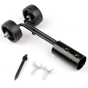 QBLADE Alat Pembersih Rumput Alat Pencabut Rumput Roda Pembersih Rumput Hitam 1047