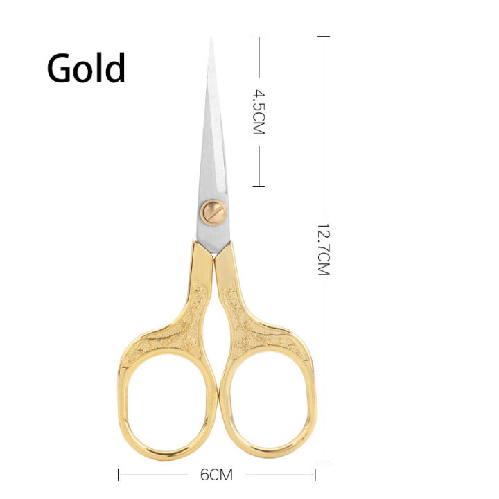 yurongfx Vintage Thread Scissor Tools Stainless Steel Sewing Fabric ...
