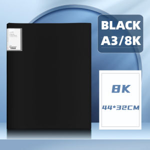 A3 Clear Book Folder File Organizer Document Clear Folder 30/60 Pages for Office School 44*32CM