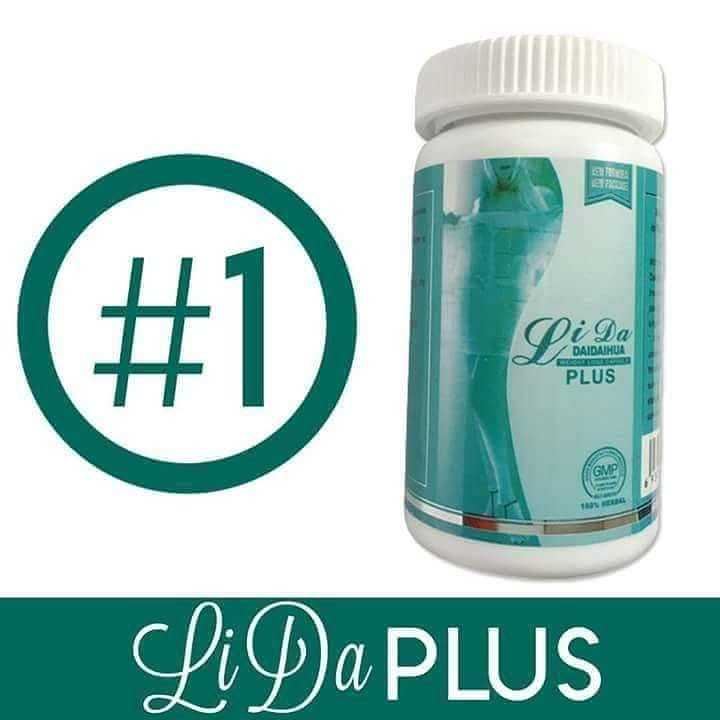 100 Original Lida Plus Burning Fat Slimming Capsule Herbal Weight Loss Management Pills Curb