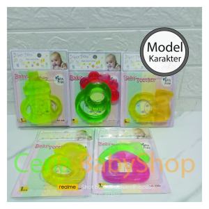 GIGITAN BAYI TEETHER BABY MODEL BUAH HEWAN DAN KARAKTER ISI AIR AMAN ANTI BAKTERI SUDAH BPA FREE