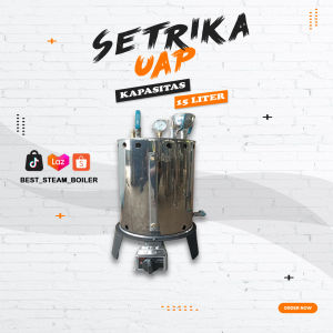 SETRIKA UAP BOILER KAPASITAS 15 LITER 2 KEPALA SETRIKA!!!!
