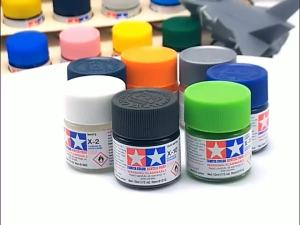 10ml Tamiya water based flat acrylic paint XF1-XF24 pigment for DIY car military tank ship plane soldier model coloring tool