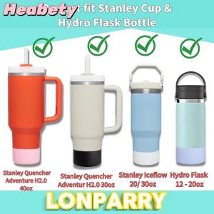 Heabety Silicone Boot For  Water Bottle Anti-Slip Bottom Cover Bottom Protector Protective Bottom Base Coaster Flask 7.5cm 2.95in
