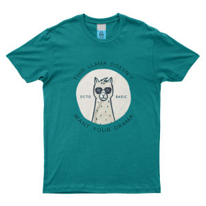 Octo Basic Llama Printed Tshirt Anak