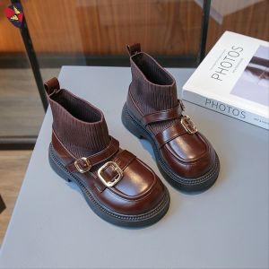 Katerina Fashion Korean Ankle Garter Boots Shoes For Women #H-93S