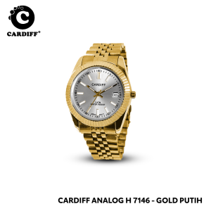 CARDIFF Analog H 7146 (Tanggal) Jam Tangan Kasual Pria Water Resist