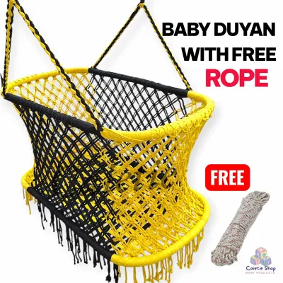 Duyan for baby SUPER PINO MASINSIN DUYAN ONLY WITH 5 METERS ROPE BABY DUYAN ONLY