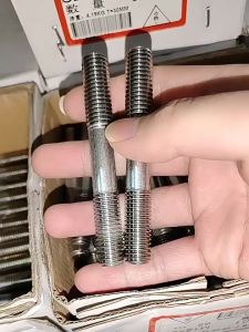 HCdailyToolsMix GB901 316 Stainless Steel Double End Thread Rod M6 M8 M10 M12 Stud Bolts Screws Rod Tooth Stick Headless Stud Bolts