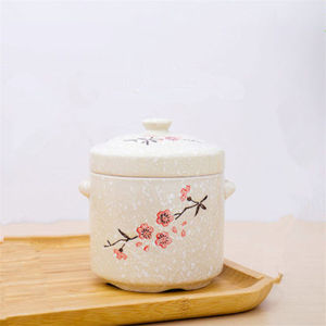 Japanese Ceramic Stew Cup Birds Nest/ (1 Unit) (1)