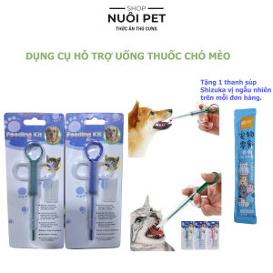 Bộ dụng cụ hỗ trợ cho chó mèo uống thuốc Feeding Kit dụng cụ tập uống thuốc cho chó mèo - Nuôi Pet Shop