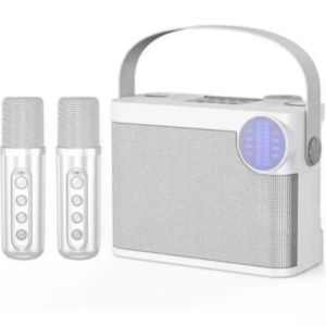 Karaoke home portable   Bluetooth speaker dual microphone card stereo microphone one karaoke Bluetooth subwoofer