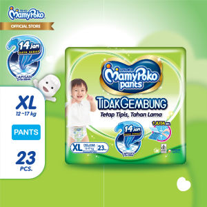 MamyPoko Pants X-tra Kering Tidak Gembung ukuran XL (12-17kg) isi 23pcs