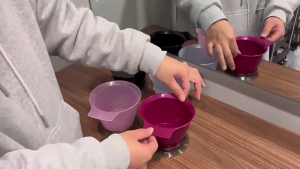 3Pcs Hair Color Mixing Bowls 500ml Capacity Slip Resistant Base Precise Measurement Markings for Salon and Home Use