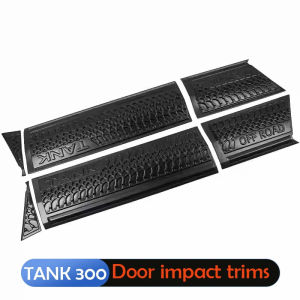 GWM tank 300 ดัดแปลงอุปกรณ์เสริมประตูแผ่นป้องกันรอยขีดข่วนร่างกายตัดแถบขอบประตูป้องกันการชนกันแถบแผ่นป้องกันพิเศษ