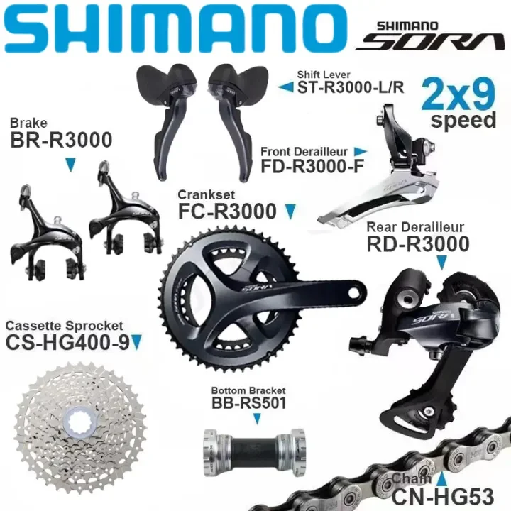 Shimano 105 2x9 shifters hot sale