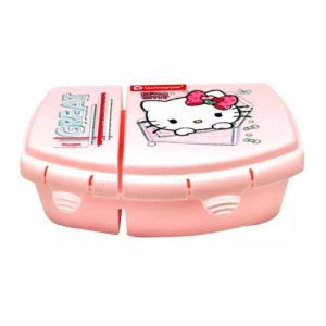 Technoplast Kawaii Hello Kitty Kotak Bekal | Lunch Box 2 Sekat