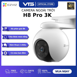[FREESHIP] Camera WiFi EZVIZ H8 3K 5MP - Độ Phân Giải 5MP Xoay 360 độ Đàm Thoại 2 Chiều Phát Hiện Chuyển Động - VTS Smart Home