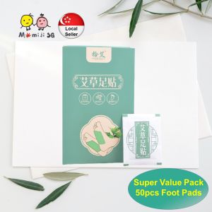All Natural Wormwood (Artemisia) 50pcs Detox Foot Pad 拾艾 艾草足贴 Foot Patch / Foot Detox / Foot Mask / Detox Pad / Detox Patch