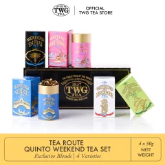 TWG Tea | Tea Route Duo Weekend Tea Set in Haute Couture Tea Tin