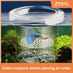 【ZTOYL】 Hộp cách ly nuôi cá nổi hộp nuôi cá bể nuôi cá trung chuyển bể nuôi cá lồng ấp bể cá trong suốt hộp lồng ấp