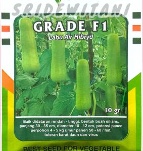 Bibit Benih Labu Air Tahan Virus GRADE F1 Isi 10 Gram Cap Permata Hijau Setara RUMA F1 Panah Merah