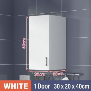 KEKEE Dapur Kabinet Storage Kitchen Wall Cabinet Solid Wood Floor Foldable Hanging Cupboard Simpanan Dapur Bedroom Bathroom Cabinet 壁柜