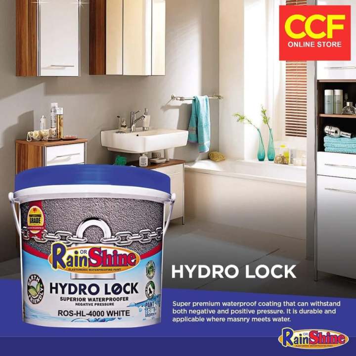 Rain or Shine HydroLock Hydro Lock Superior Waterproofing Waterproofer