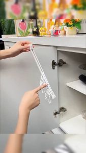 Nurm 40cm/30cm Wall-mounted Sliding Rail Hook Kitchenware Storage Hooks Wall Rail Sliding S Hook