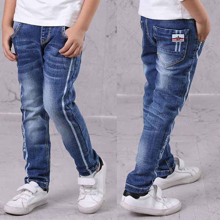 Fit 4-13 Years Young Boy Casual Clothes Trousers Boys Slim