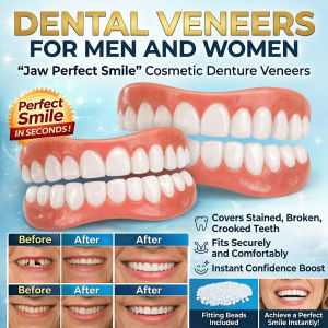 Perfect Smile Dentures Natural Looking False Teeth Comfortable Fit Removable Dentures Oral Health Dental Prosthesis