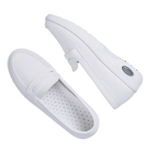 Size 35-40 Versatile Women Shoes Thick Soled Non slip White Shoes Soft soled Breathable Nurse Shoes