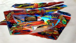 les sticker stiker Striping variasi Satria Fu facelift wanita berhijab hologram