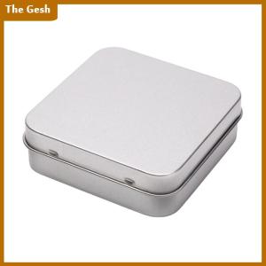 [The Gesh] Ministar กล่องดีบุกโลหะขนาดเล็กกล่องใส่เหรียญเครื่องประดับแบบพับได้พร้อมฝาปิด